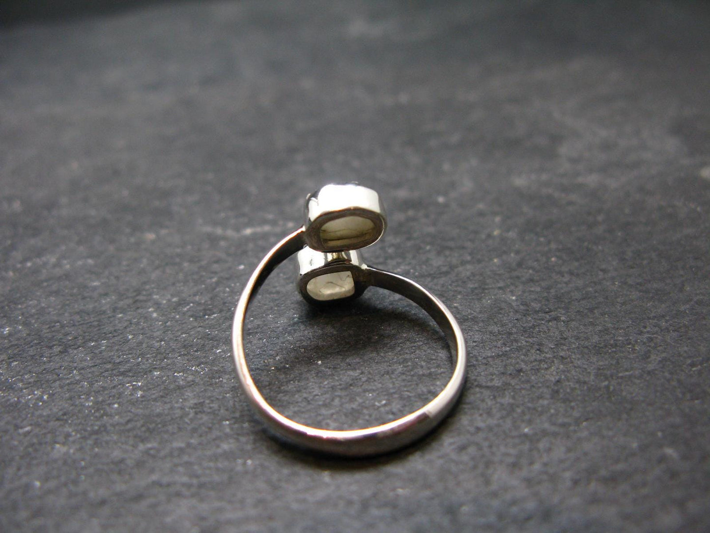 Phenakite Phenacite Crystal Silver Ring From Russia - Size 7 - 2.48 Grams