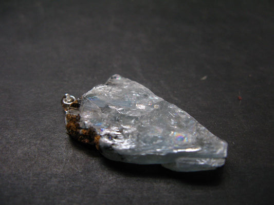 Barite Silver Pendant From Morocco - 1.5" - 7.74 Grams