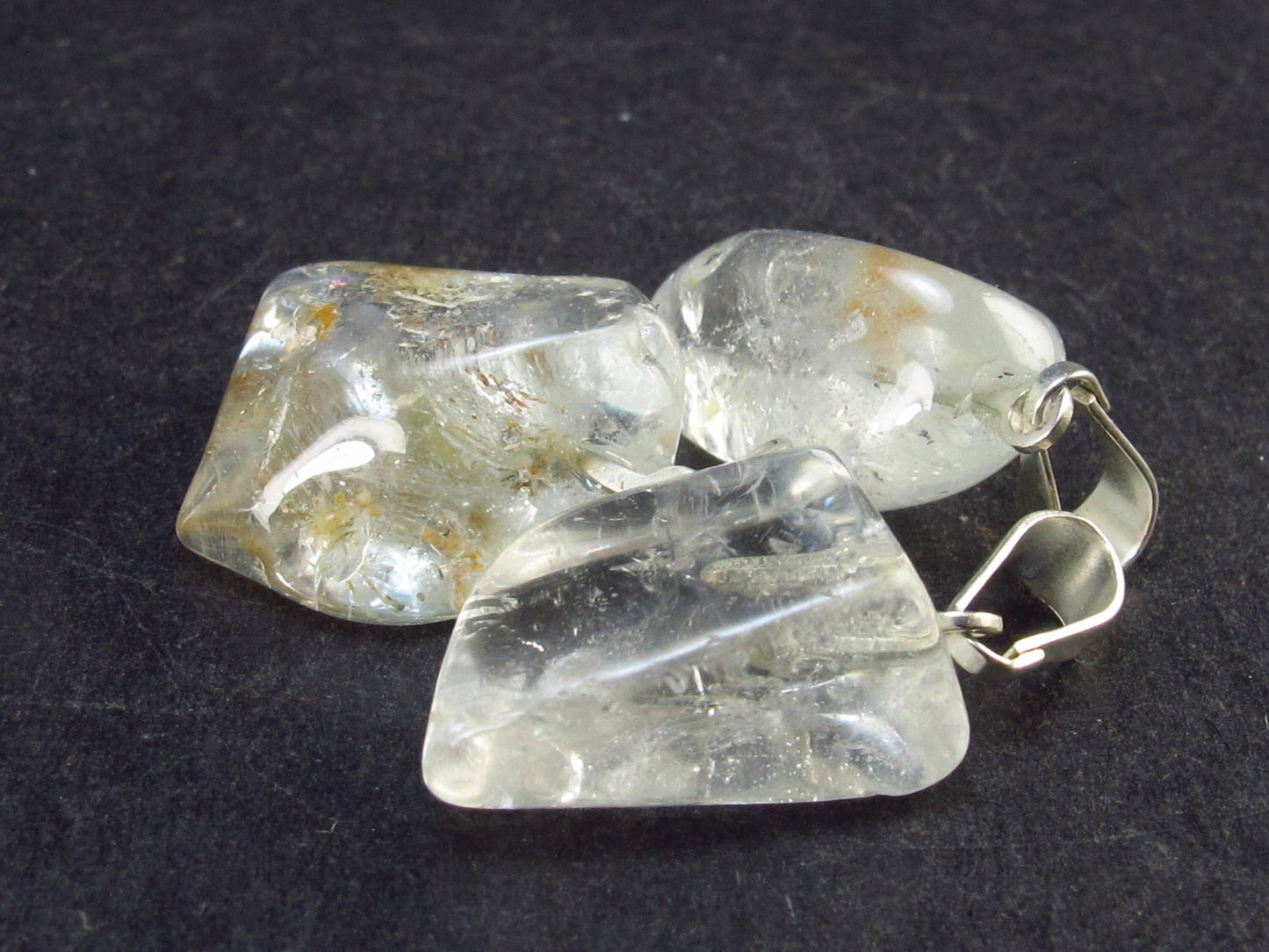 Set of 3 Natural Blue Topaz Pendant From Brazil