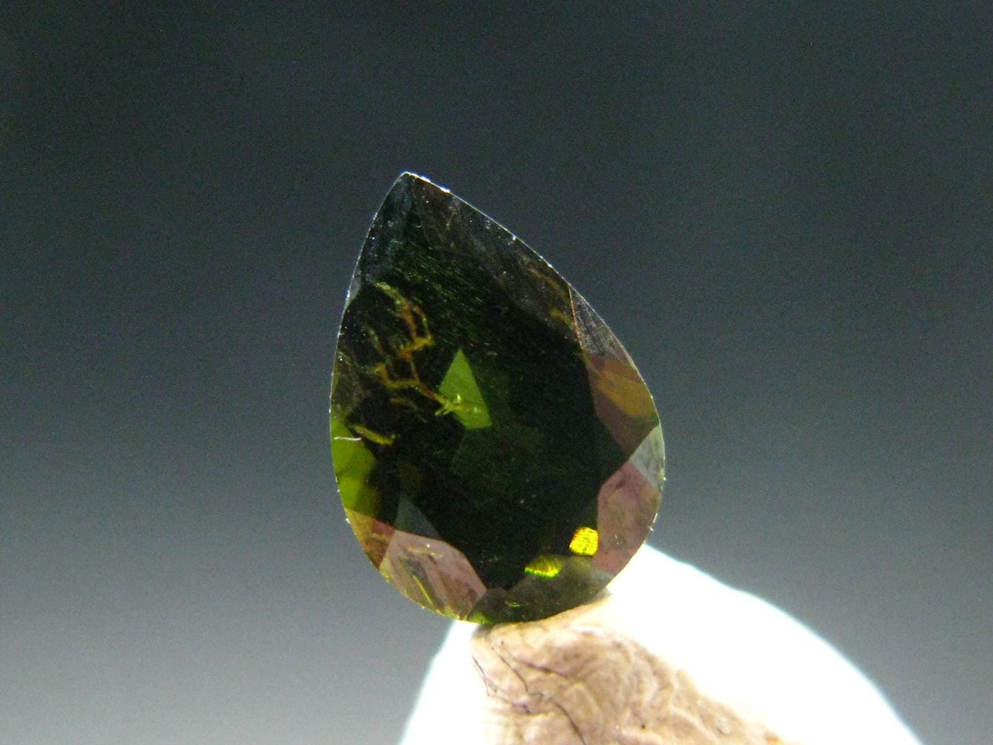 Green Zircon Cut Gem From Africa - 1.24 Carats