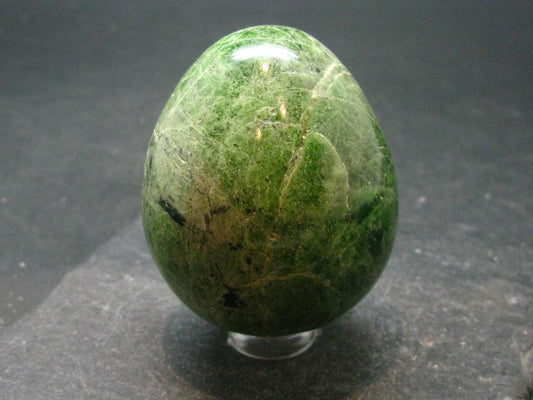 Chrome Diopside Egg From Russia - 163.09 Grams - 2.0"