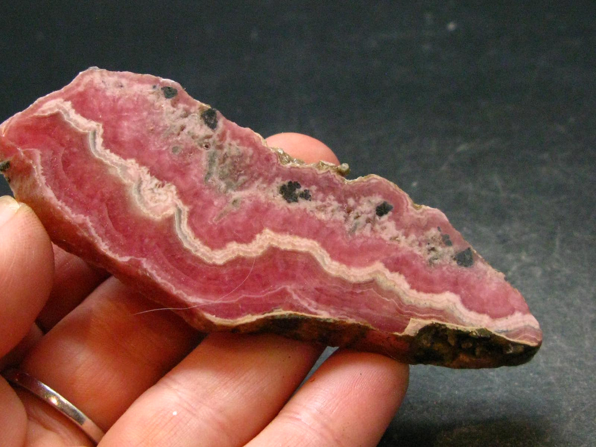Rhodochrosite Large Slab From Argentina - 3.4" - 37.39 Grams