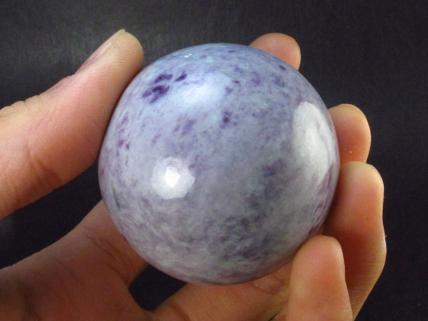 Very Rare Large Kammererite Chrome Clinochlore Sphere Ball From Turkey - 1.8" - 159 Grams