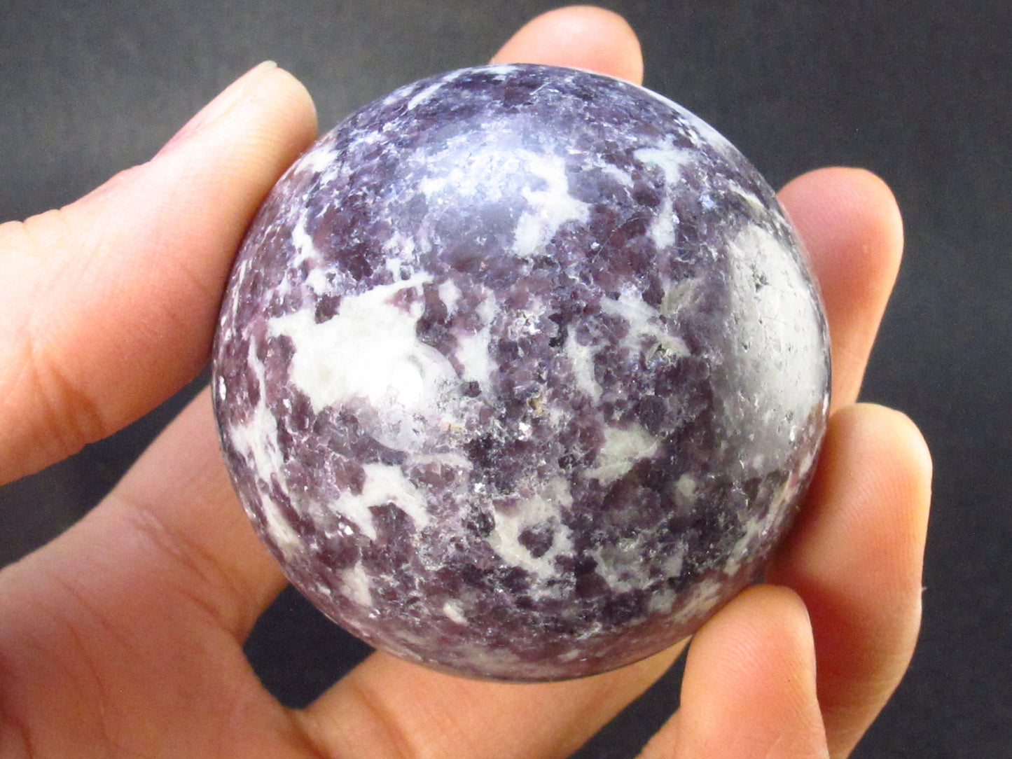 Lepidolite sphere from Brazil - 1.9" - 155.5 Grams