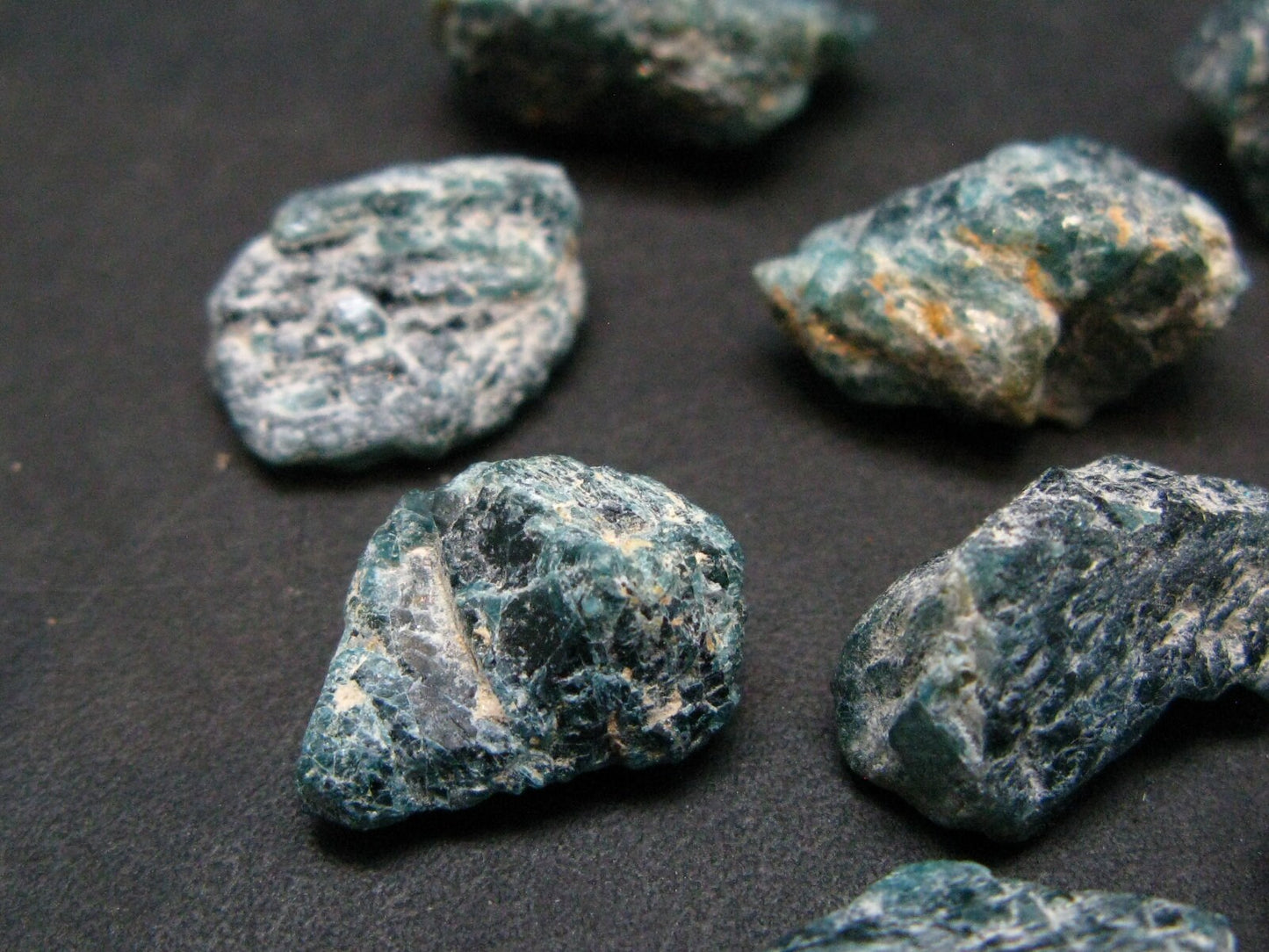 Lot of 10 Extremely Rare Grandidierite Gem Crystal From Madagascar - 100 Carats