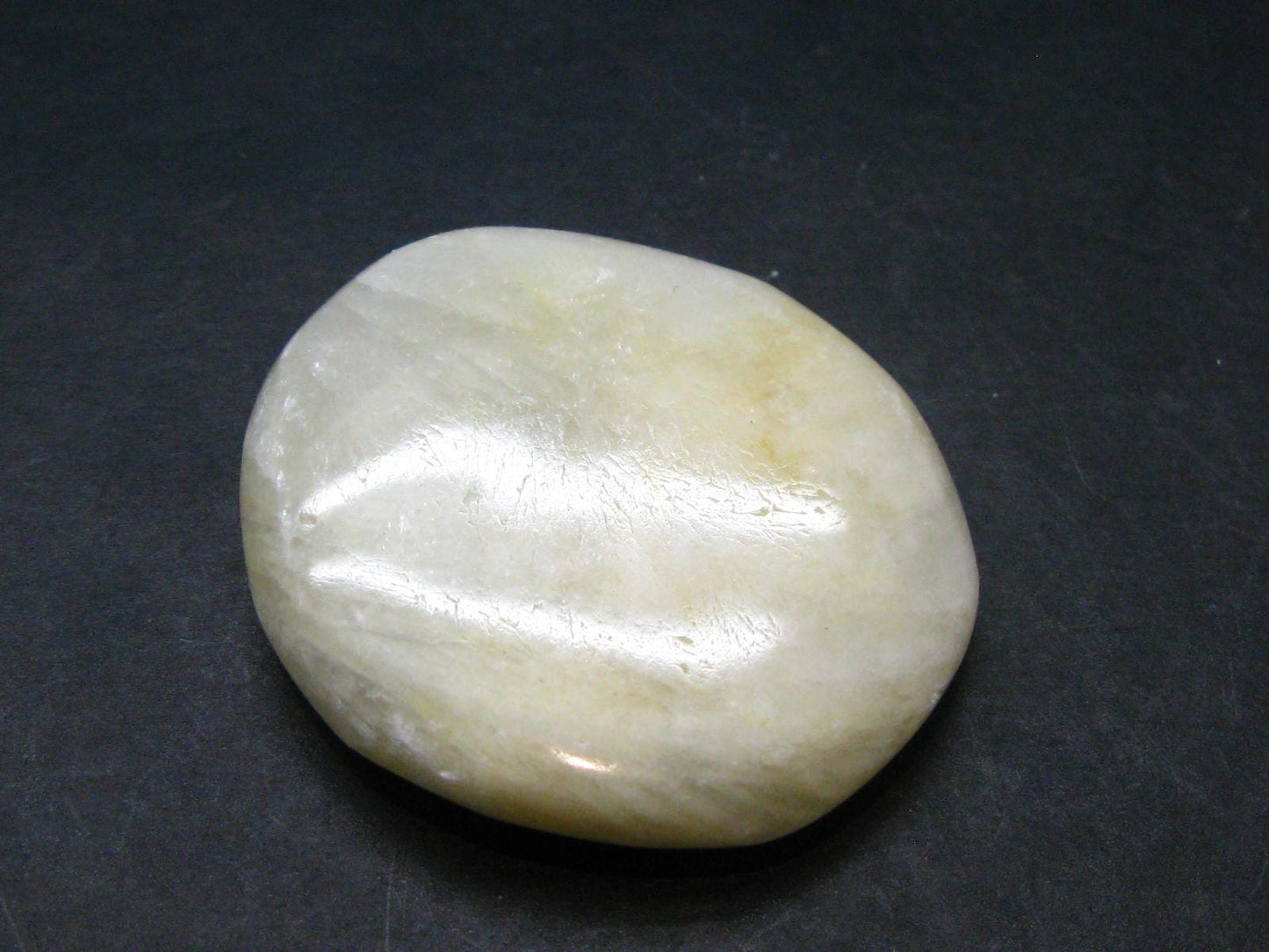 Rare White Barite Tumbled Stone From Norway - 1.3" - 26.25 Grams