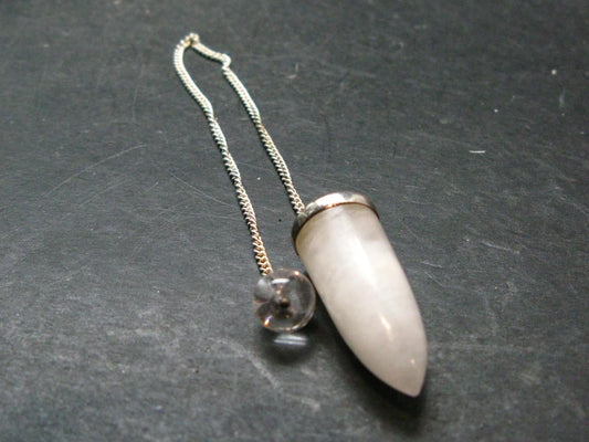 Very Rare White Cryolite Pendulum from Greenland - 7" - 8.14 Grams