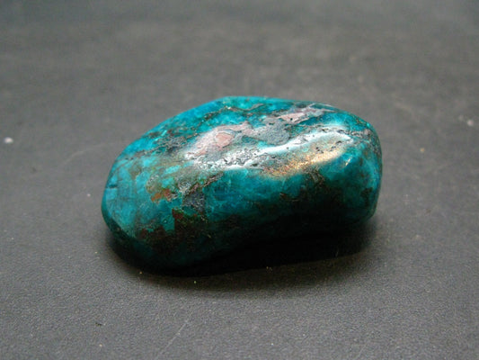 Very Nice Tumbled Dioptase Stone from Congo - 1.5" - 27.06 Grams