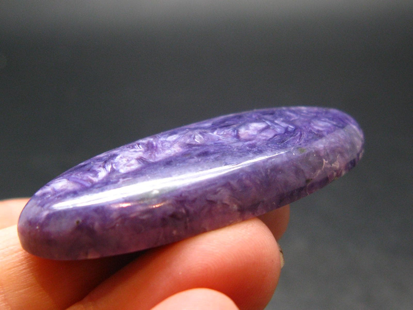 Rare High-Quality Charoite Cabochon From Russia - 1.9"