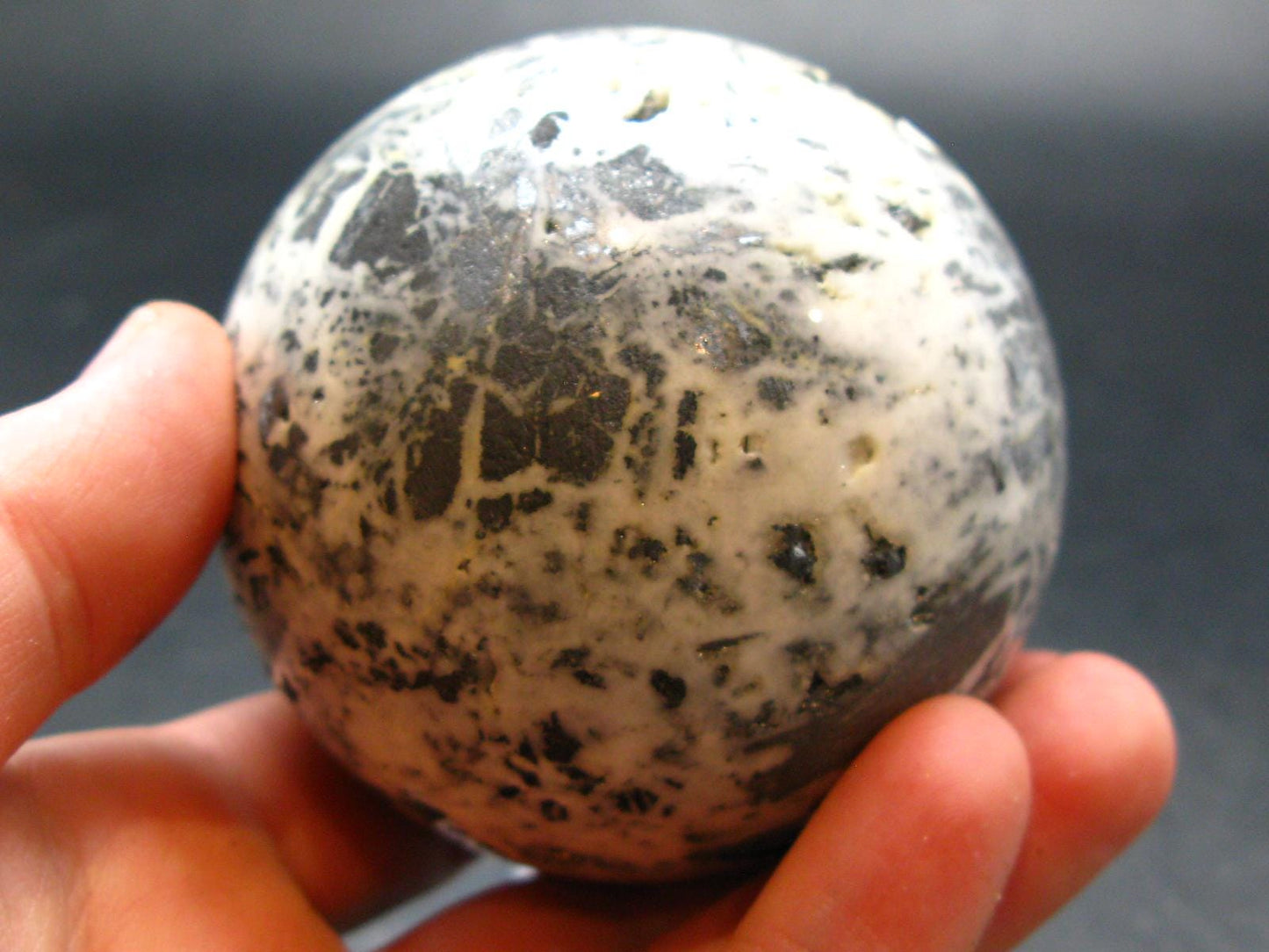 Rare Stibnite Sphere Ball From China - 418.73 Grams - 2.5"