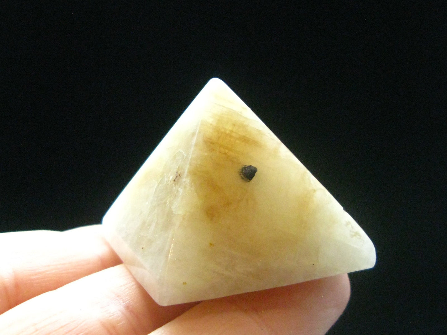Rare Cryolite Pyramid From Greenland - 1.1" - 27.57 Grams