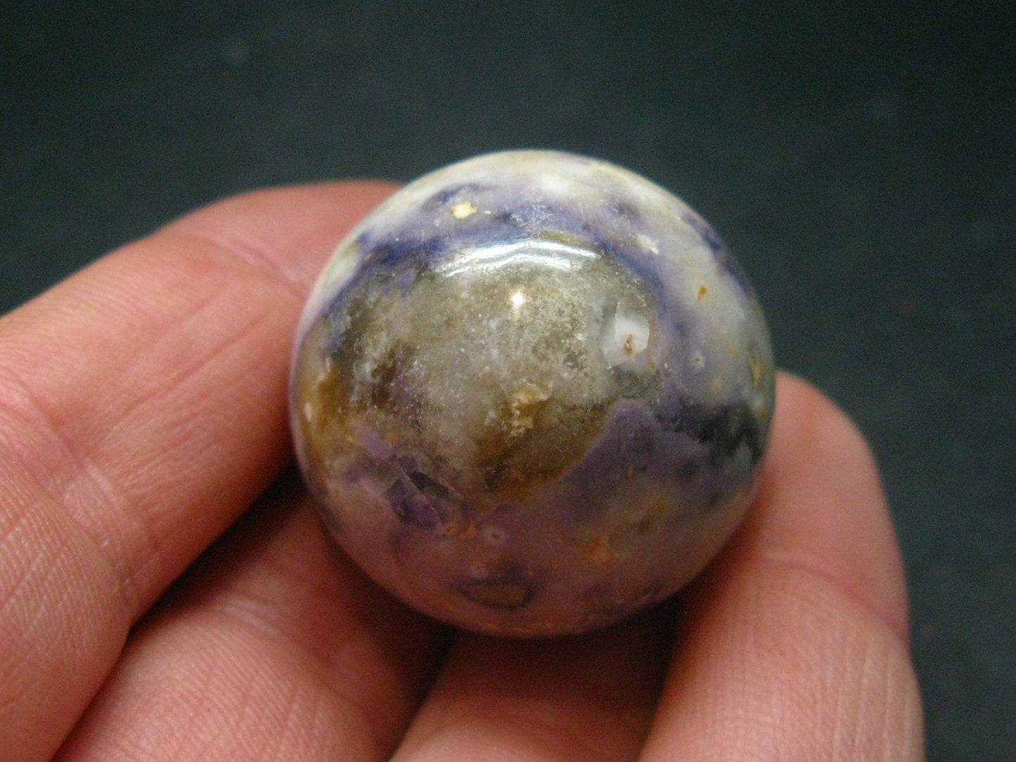 Natural Tiffany Stone Violet Opal polished Sphere Ball from USA - 1.2" - 33.6 Grams