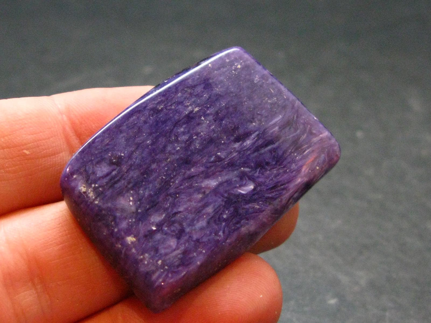Large Nice Charoite Tumbled Stone from Russia - 12.63 Grams - 1.5"