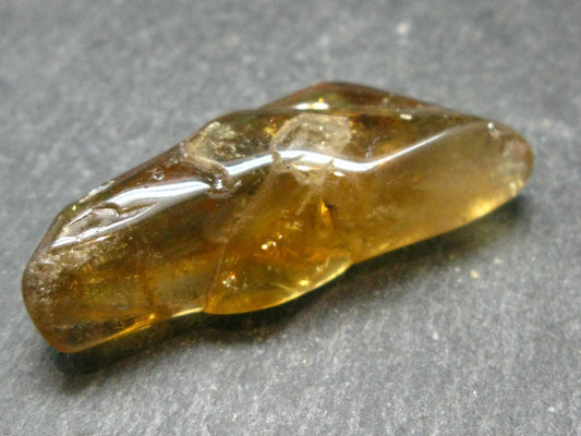 Nice Untreated Unheated Citrine Tumbled Stone from Zambia - 59.30 Carats - 1.7"
