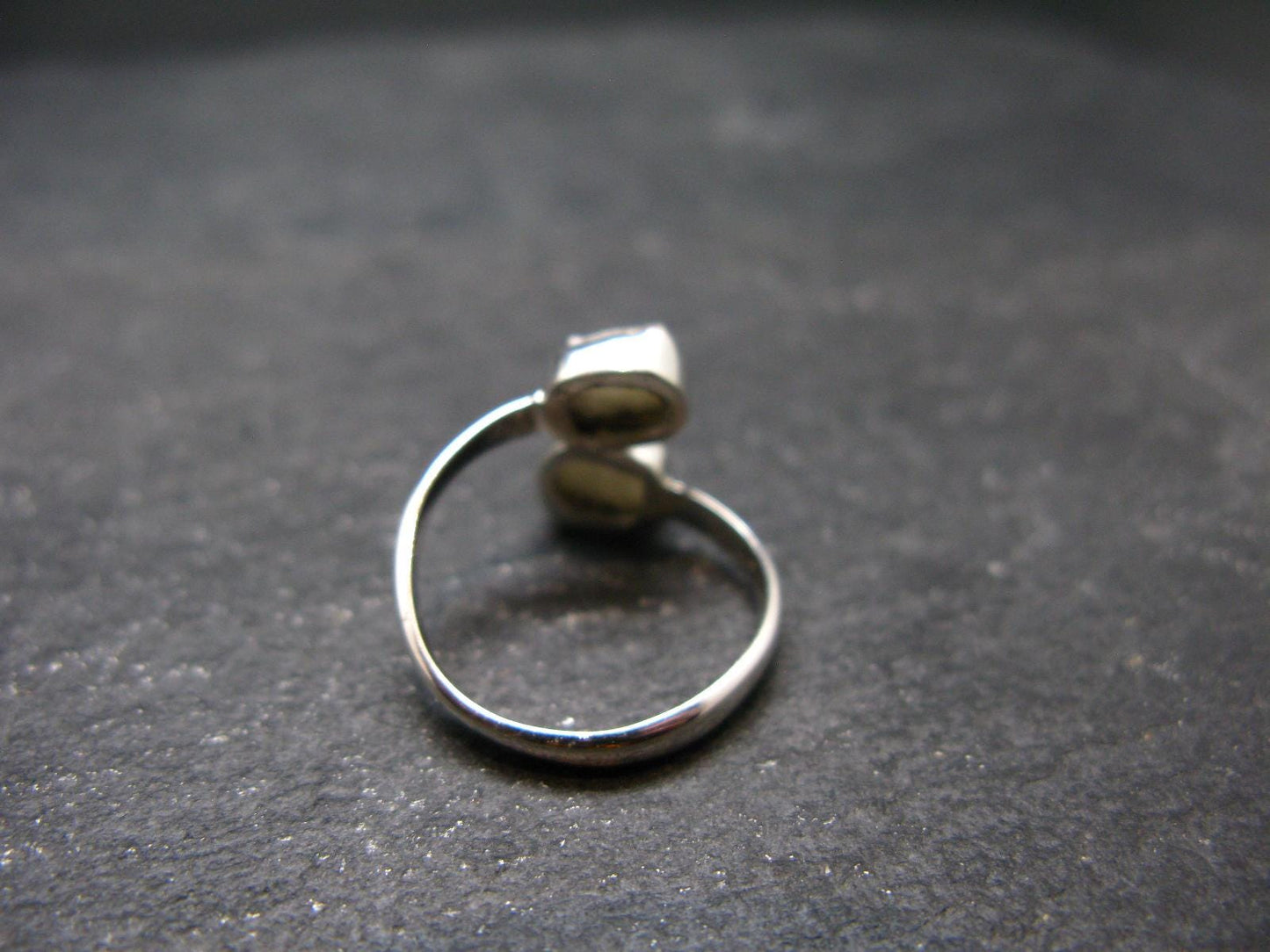Phenakite Phenacite Crystal Silver Ring From Russia - Size 7 - 2.21 Grams