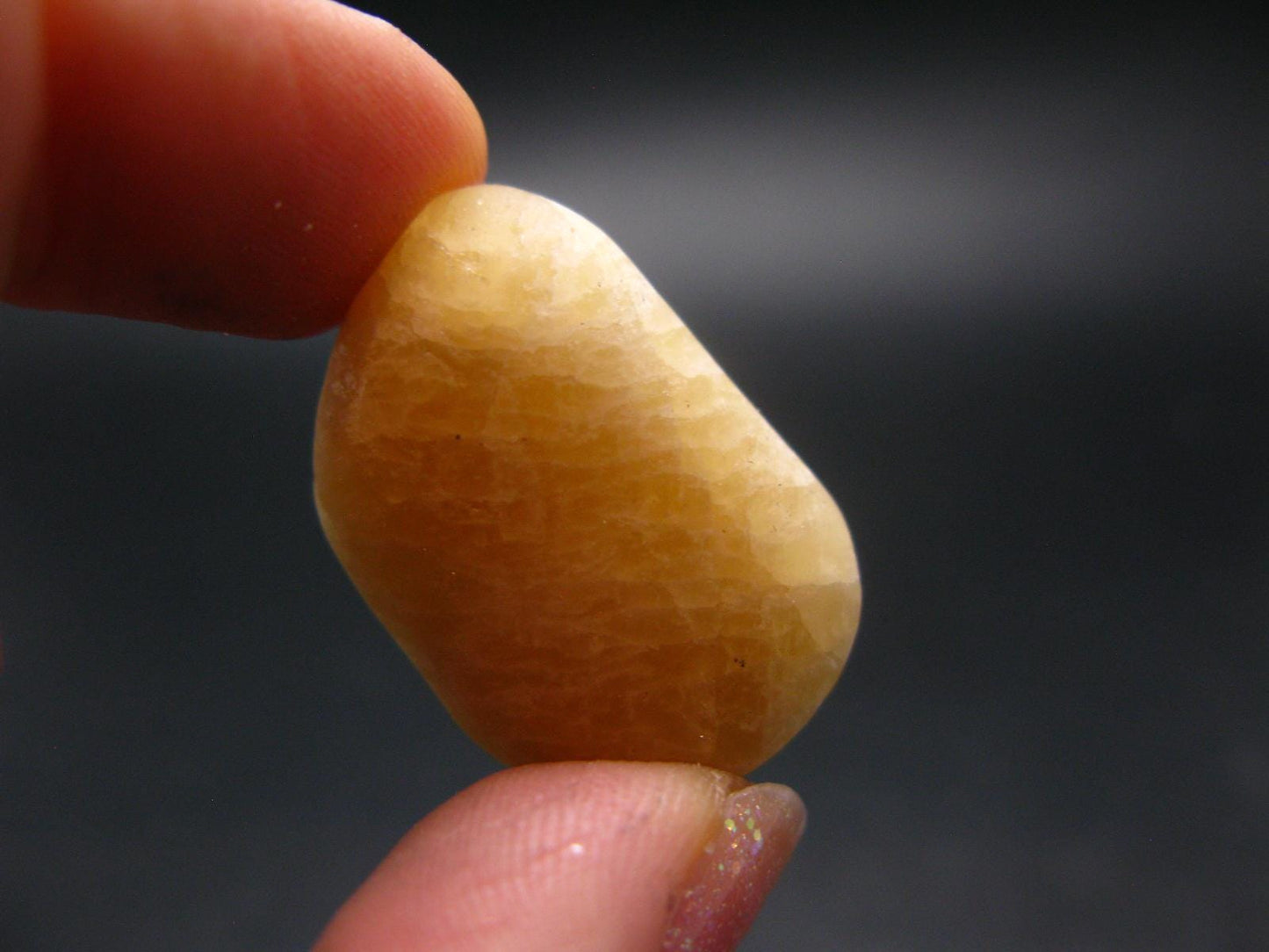 Very Nice Raw Agni Gold Danburite Tumbled Stone from Tanzania - 1.1" - 10.79 Grams