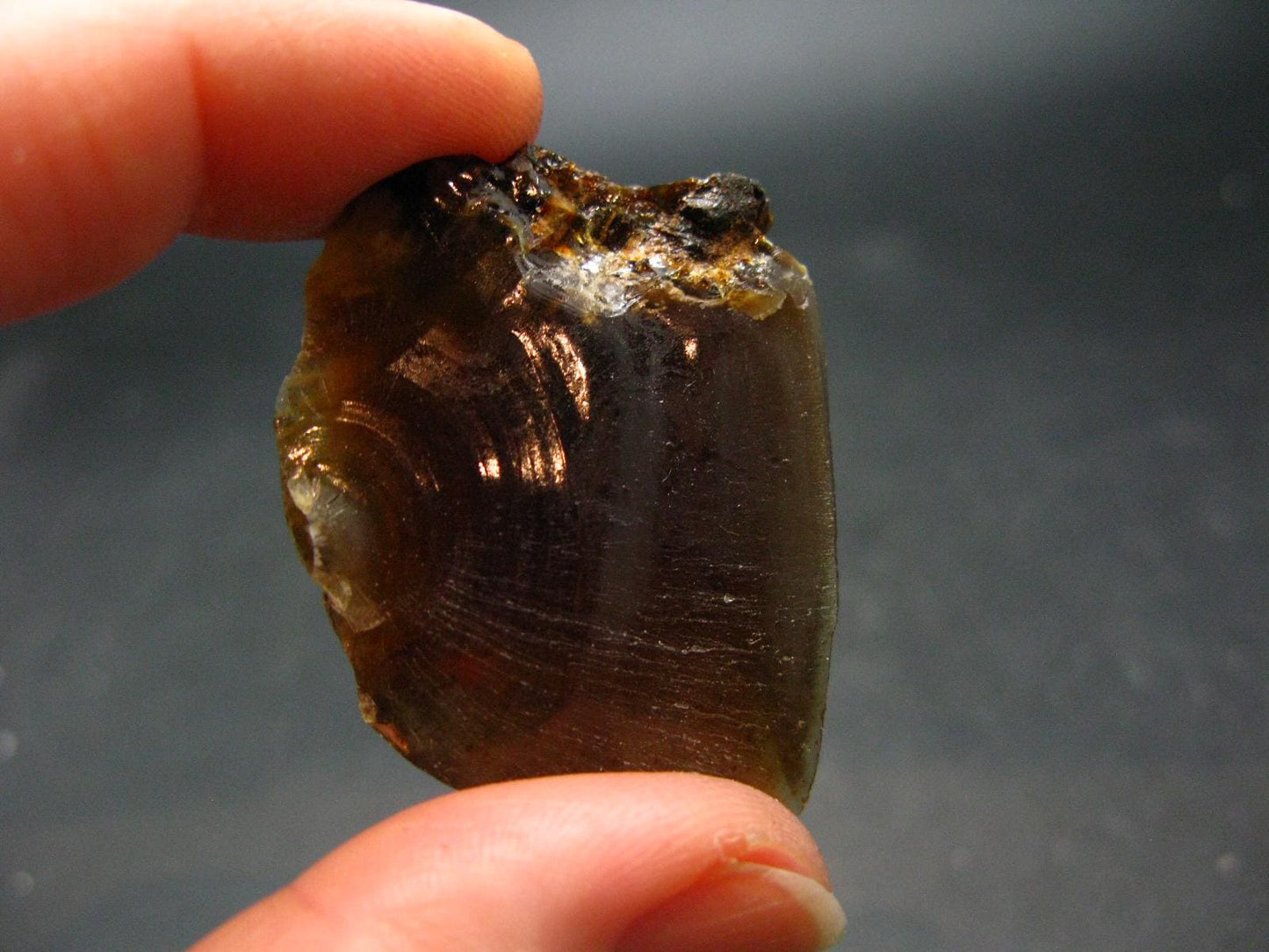 Rare Large Blue Amber Raw Piece Fluorescent From Indonesia - 1.5" - 8.34 Grams