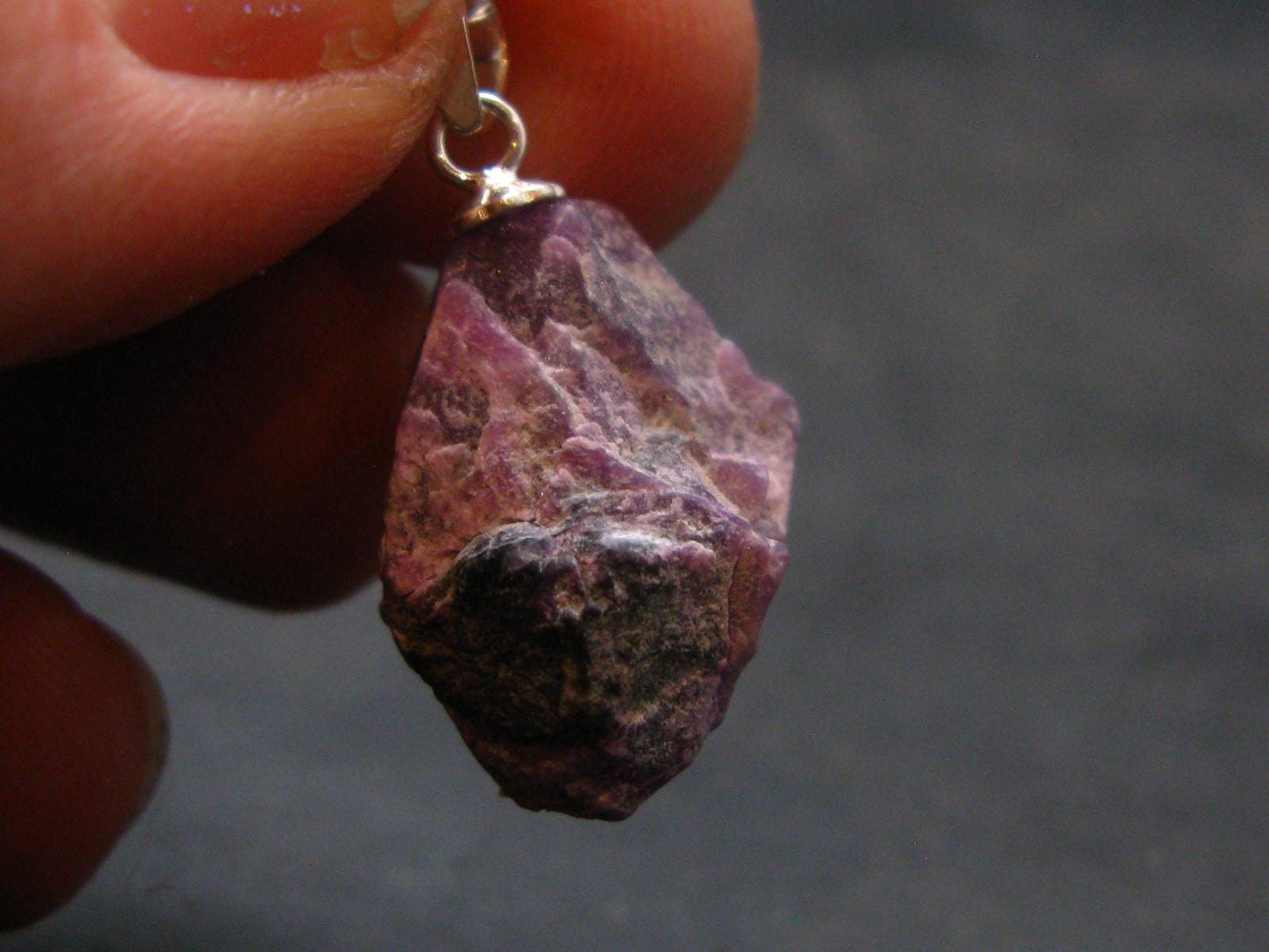 Sugilite Silver Pendant From South Africa - 1.0" - 2.5 Grams