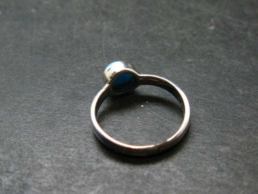 Genuine Turquoise Sterling Silver Ring - 2.14 Grams - Size 6