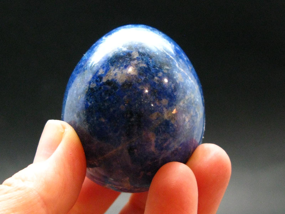 Beautiful Blue Lapis Lazuli Egg from Afghanistan - 1.8" - 115.86 Grams