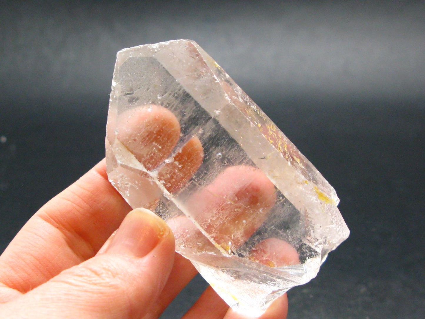 Record Keeper Lemurian Seed Quartz Crystal From Brazil - 2.9"