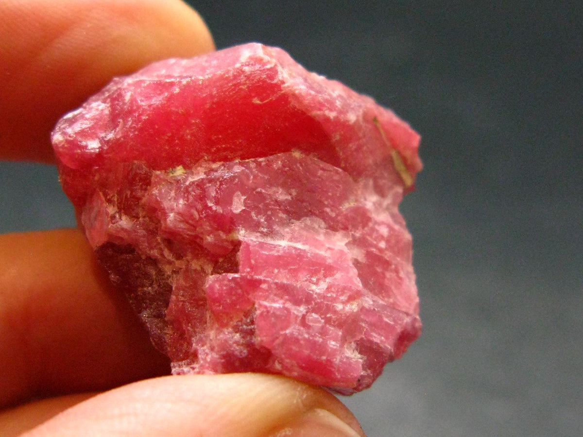 Large Rhodonite Rodonite Crystal From Brazil - 14.56 Grams - 1.1"