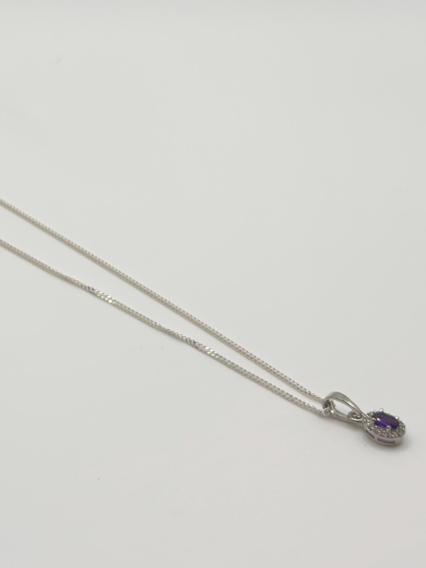Mini Violet Glow – Delicate Amethyst Pendant - 1.07 Grams