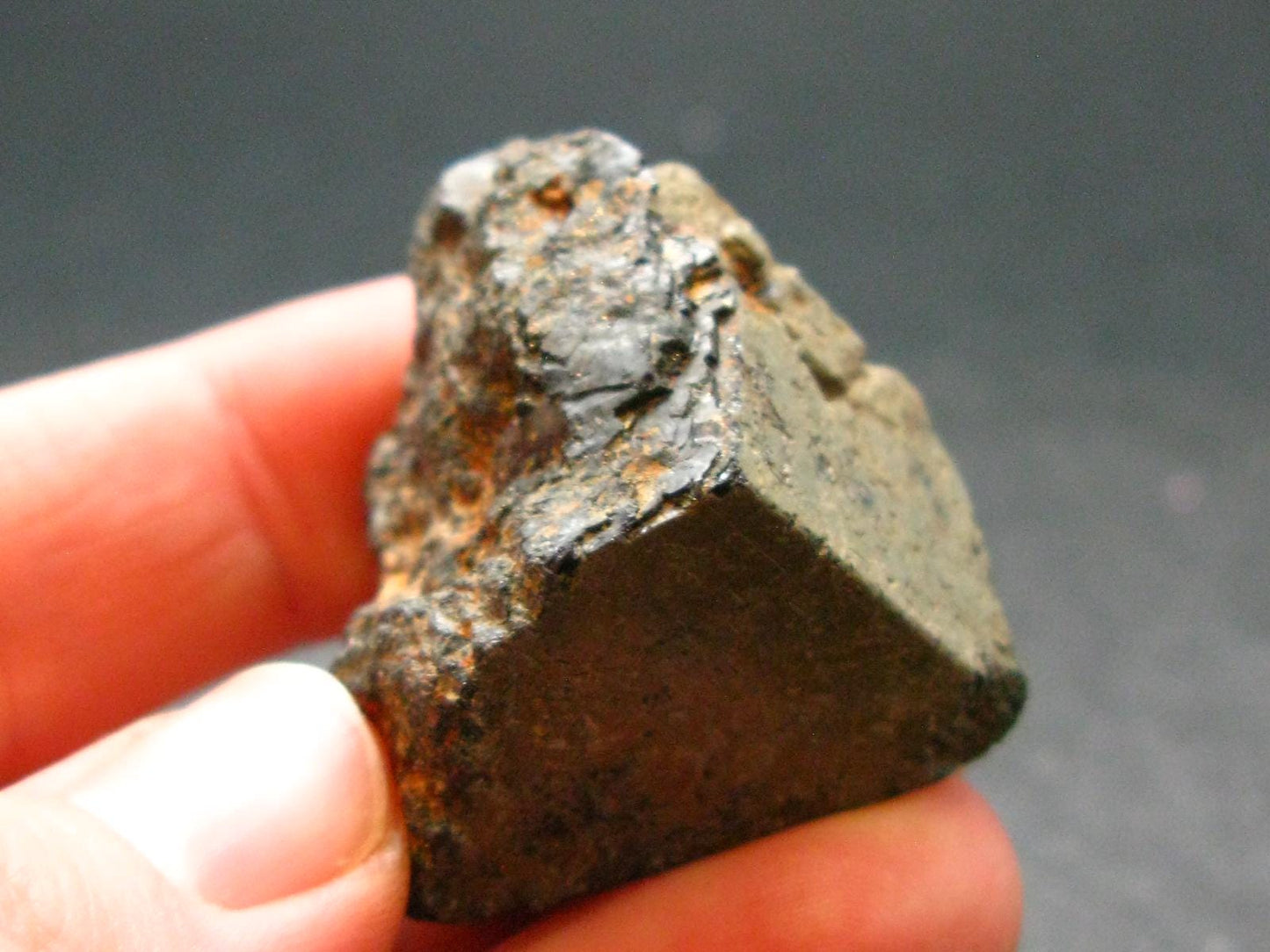 Rare Black Spinel Crystal From Madagascar - 1.4" - 30.18 Grams