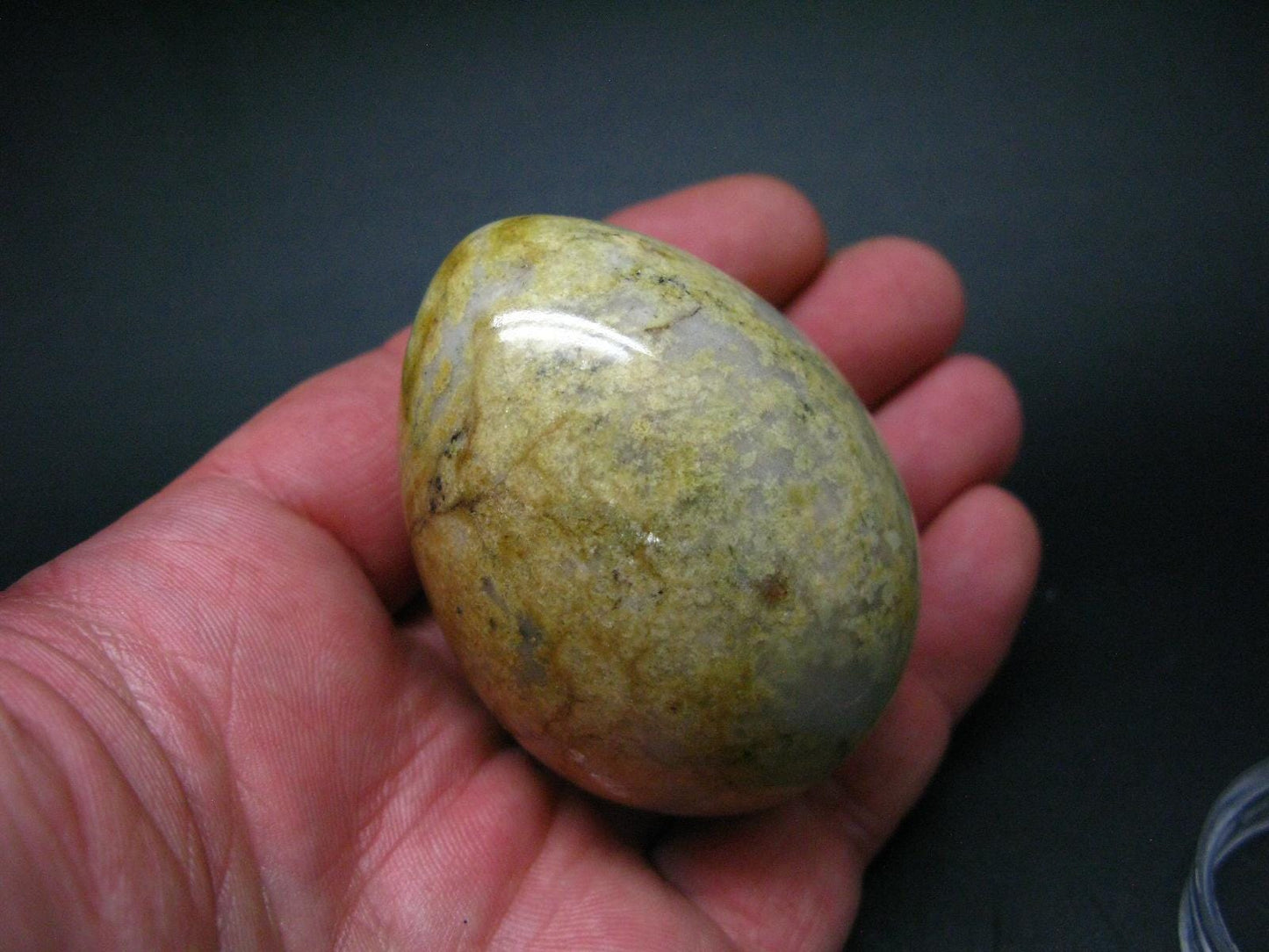 Very Rare Narsarsukite Egg From Russia - 2.4"
