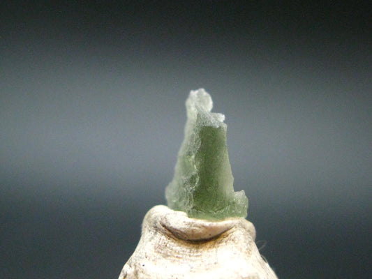 Moldavite Tektite Raw Piece from Czech Republic - 0.5" - 3.0 Carats - 0.58 Grams