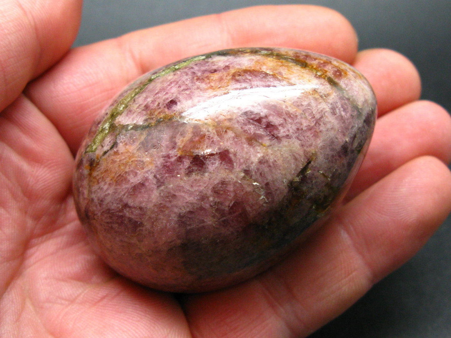 Genuine Red Spinel Sphere Ball From Vietnam - 2.4" - 184 Grams