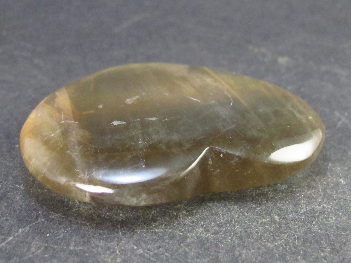 Large Tumbled Natural Fluorite Heart from China - 2.0" - 43.9 Grams