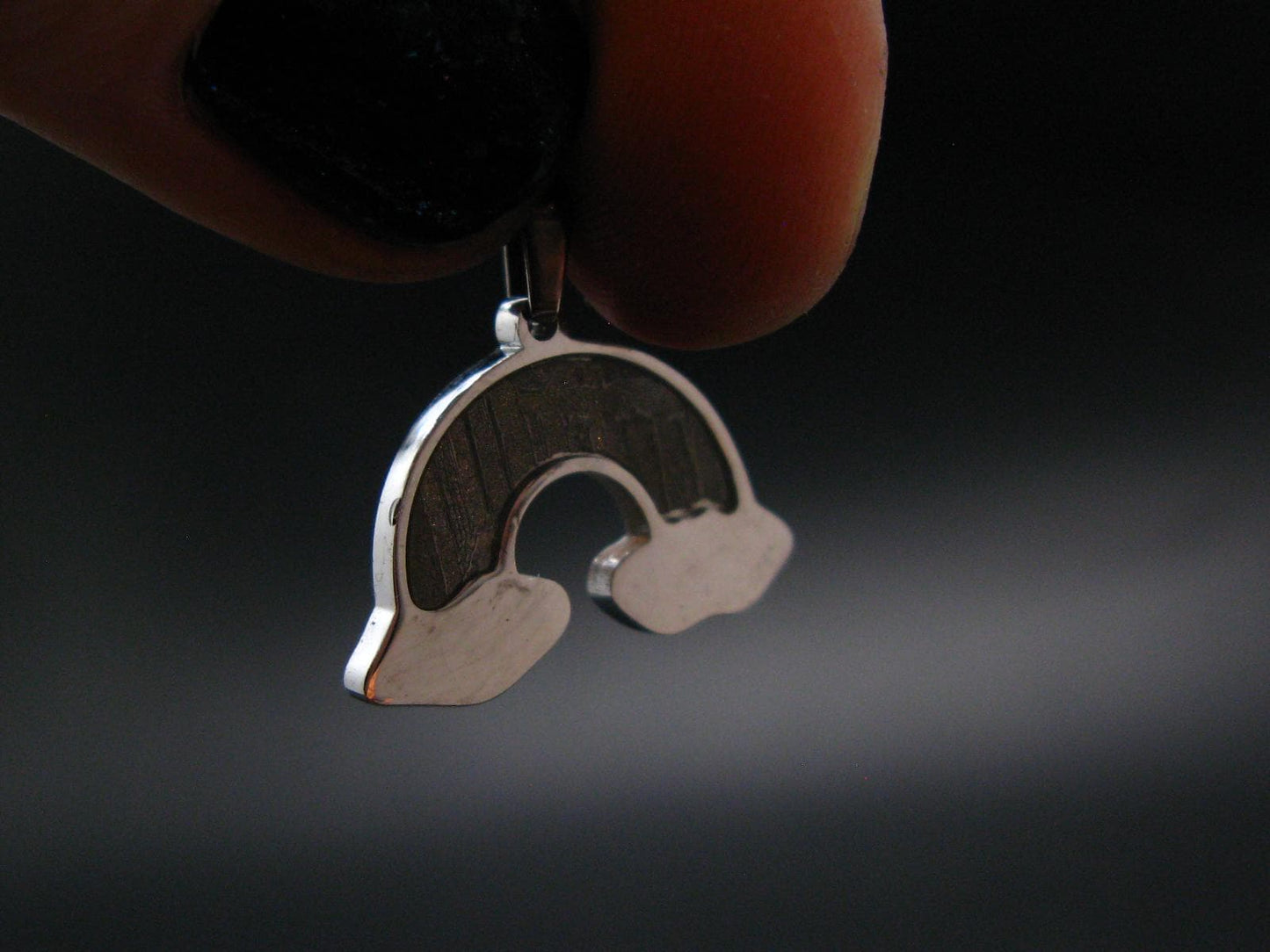 Muonionalusta Meteorite Pendant from Sweden - 0.7" - 1.89 Grams