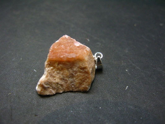 Cobaltocalcite Cobalto Calcite Silver Pendant From Morocco - 2.7" - 5.74 Grams