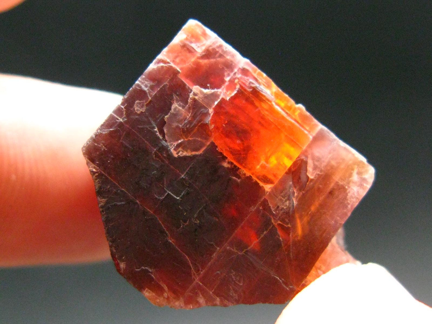 Rare Red Gem Villiaumite Crystal from Russia - 1.1" - 14.39 Grams