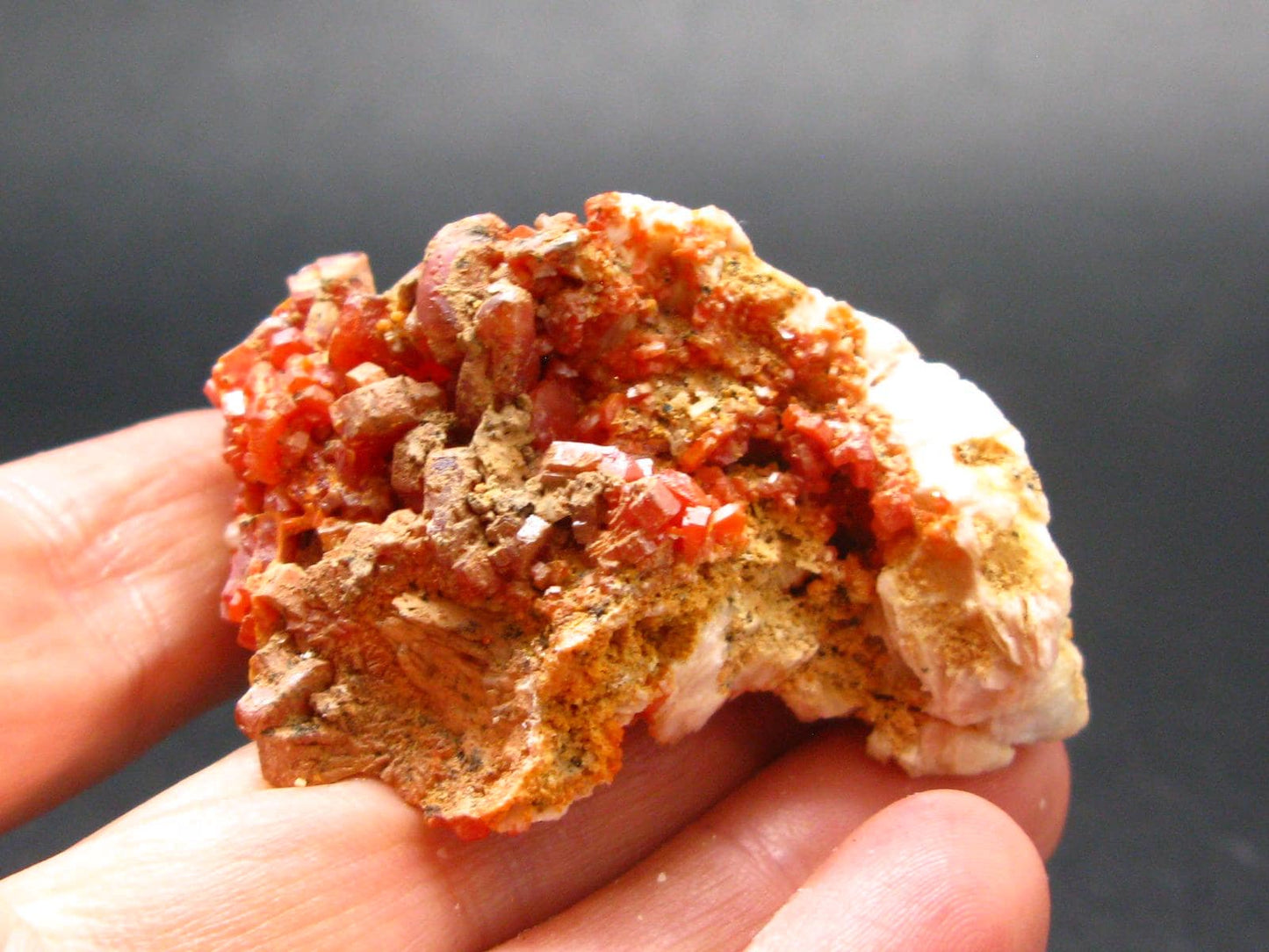 Vanadinite Crystal From Morocco - 1.9" - 52.04 Grams