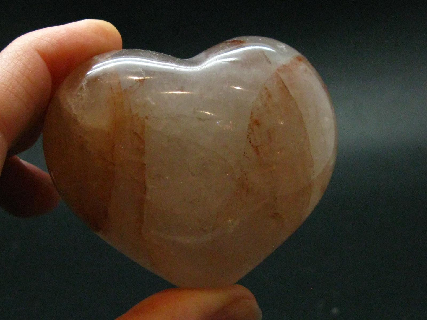Agnitite Tumbled Heart From Madagascar - 2.0" - 165.54 Grams