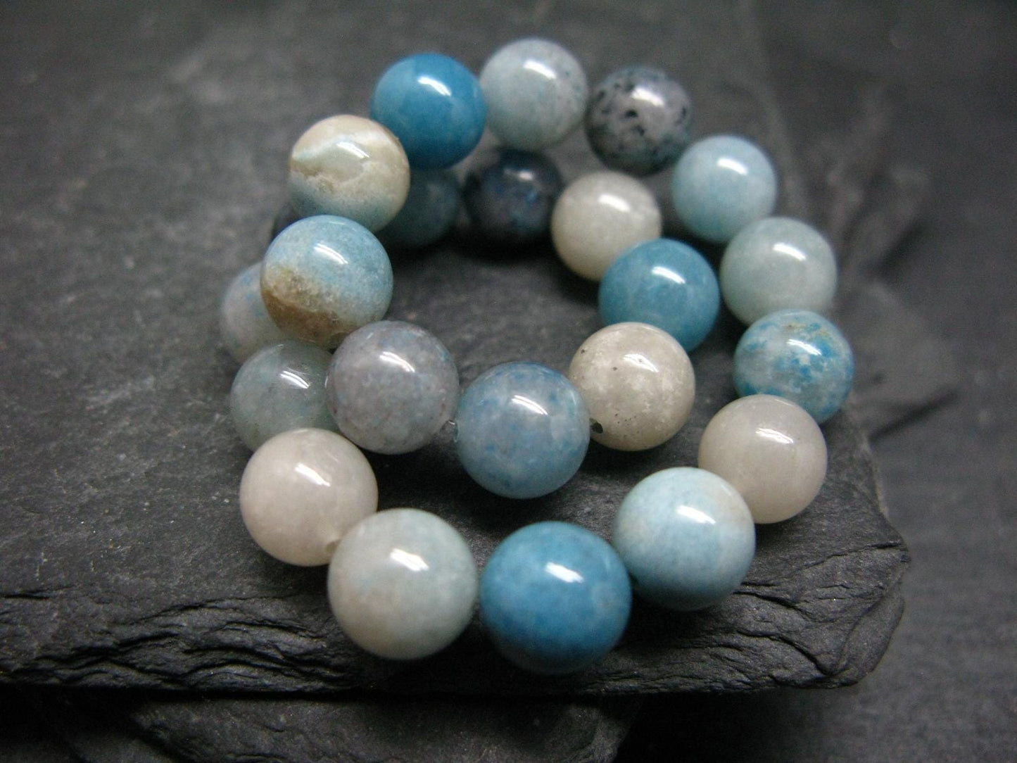 Trolleite Genuine Bracelet ~ 7 Inches ~ 8mm Round Beads