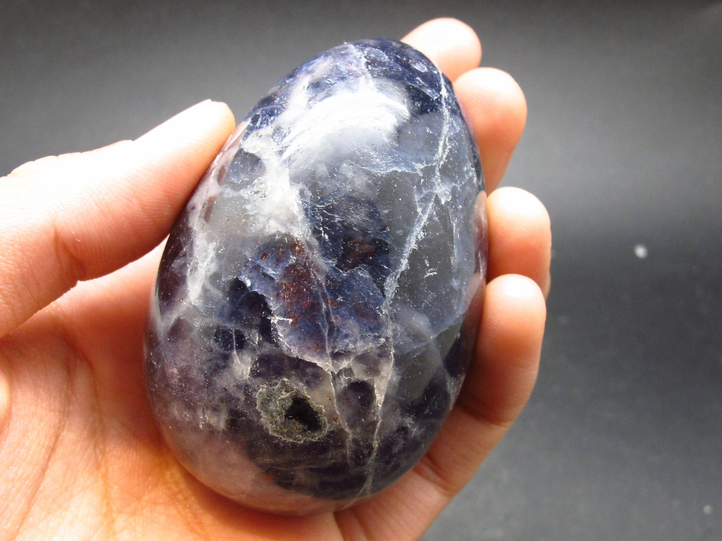 Rare Iolite Cordierite Egg from Tanzania - 190.8 Grams - 2.7"