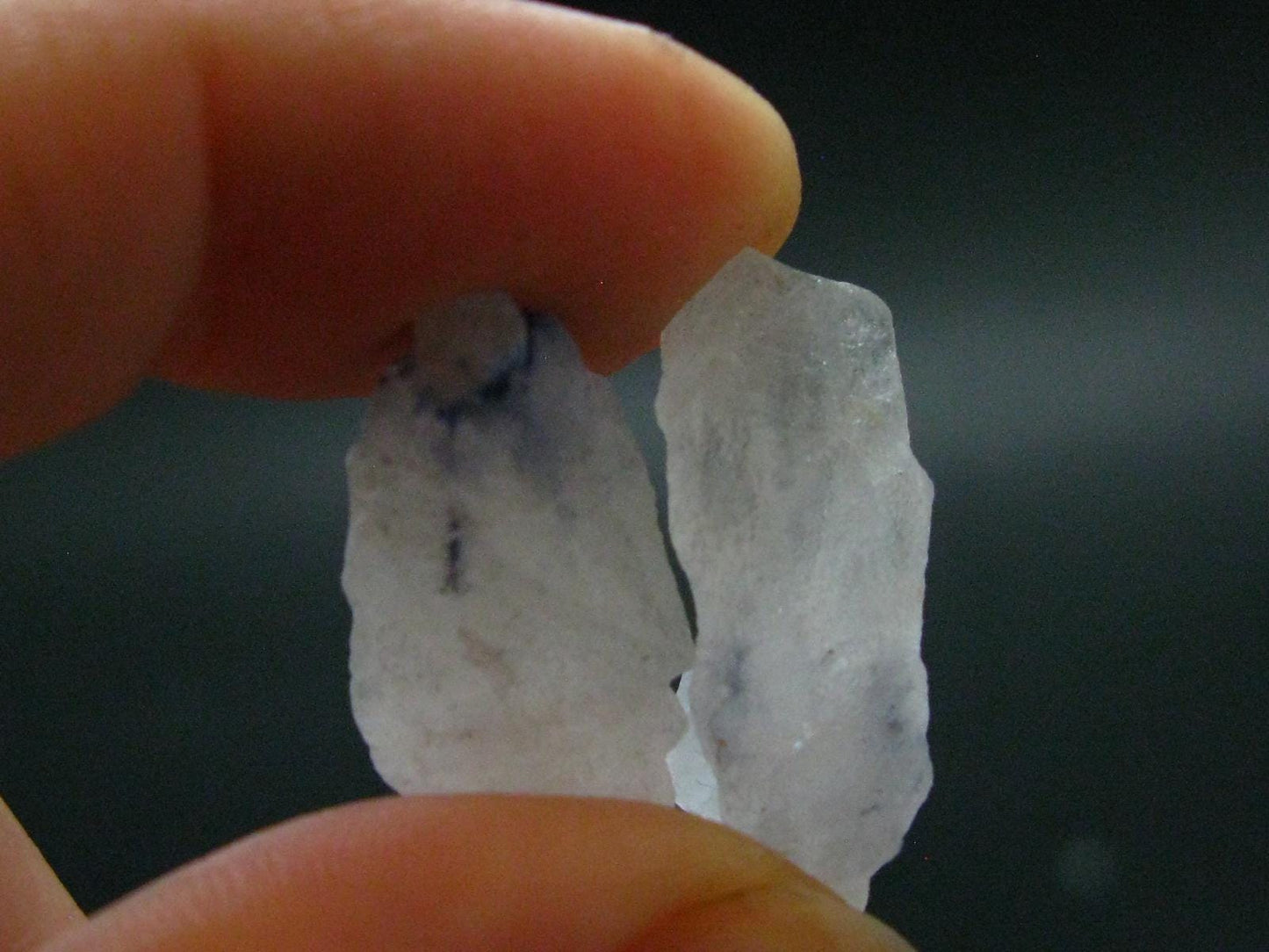 Lot of 10 Dumortierite In Quartz Crystals From Brazil - 29.88 Grams