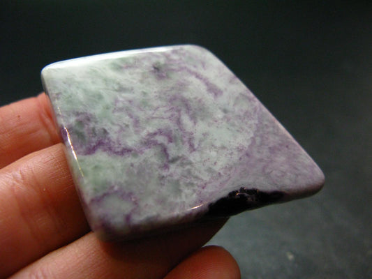 Very Rare Kammererite Chrome Clinochlore Tumbled Stone from Turkey - 1.6" - 26.89 Grams