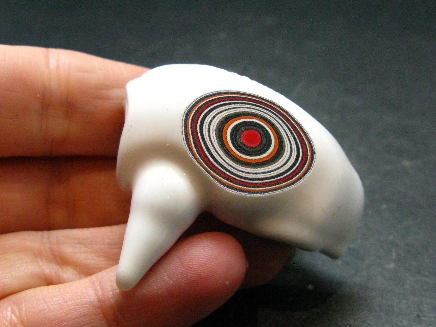 Very Cool Fordite "Detroit Motor City Agate" from Michigan - 1.7"- 11.46 Grams