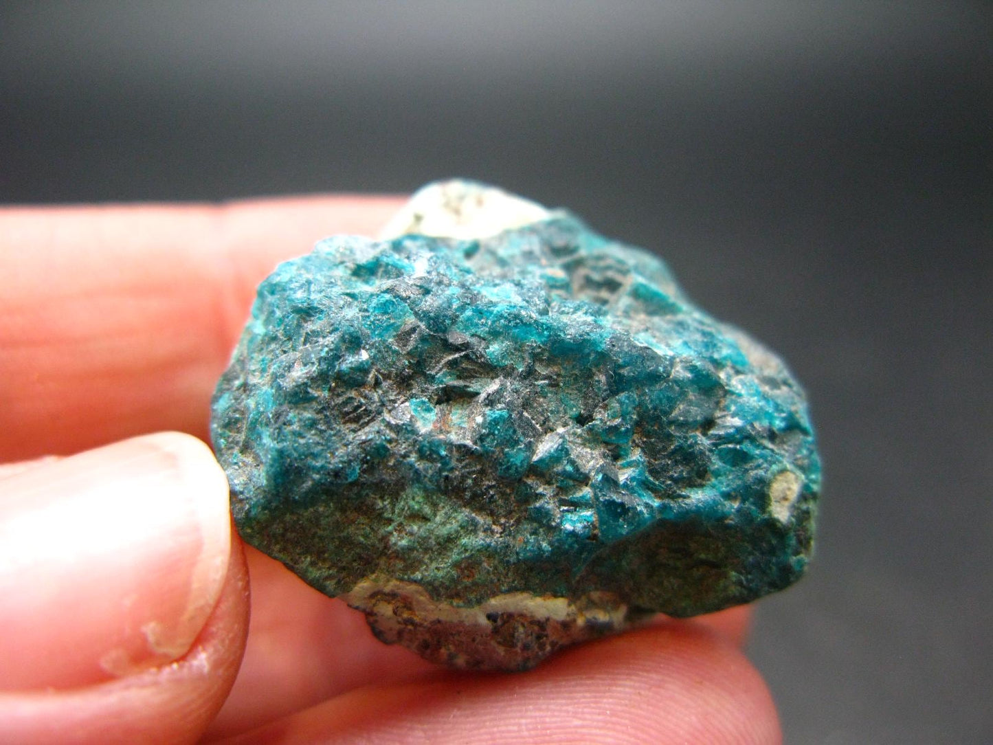 Very Nice Dioptase Cluster from Congo - 1.0" - 12.31 Grams