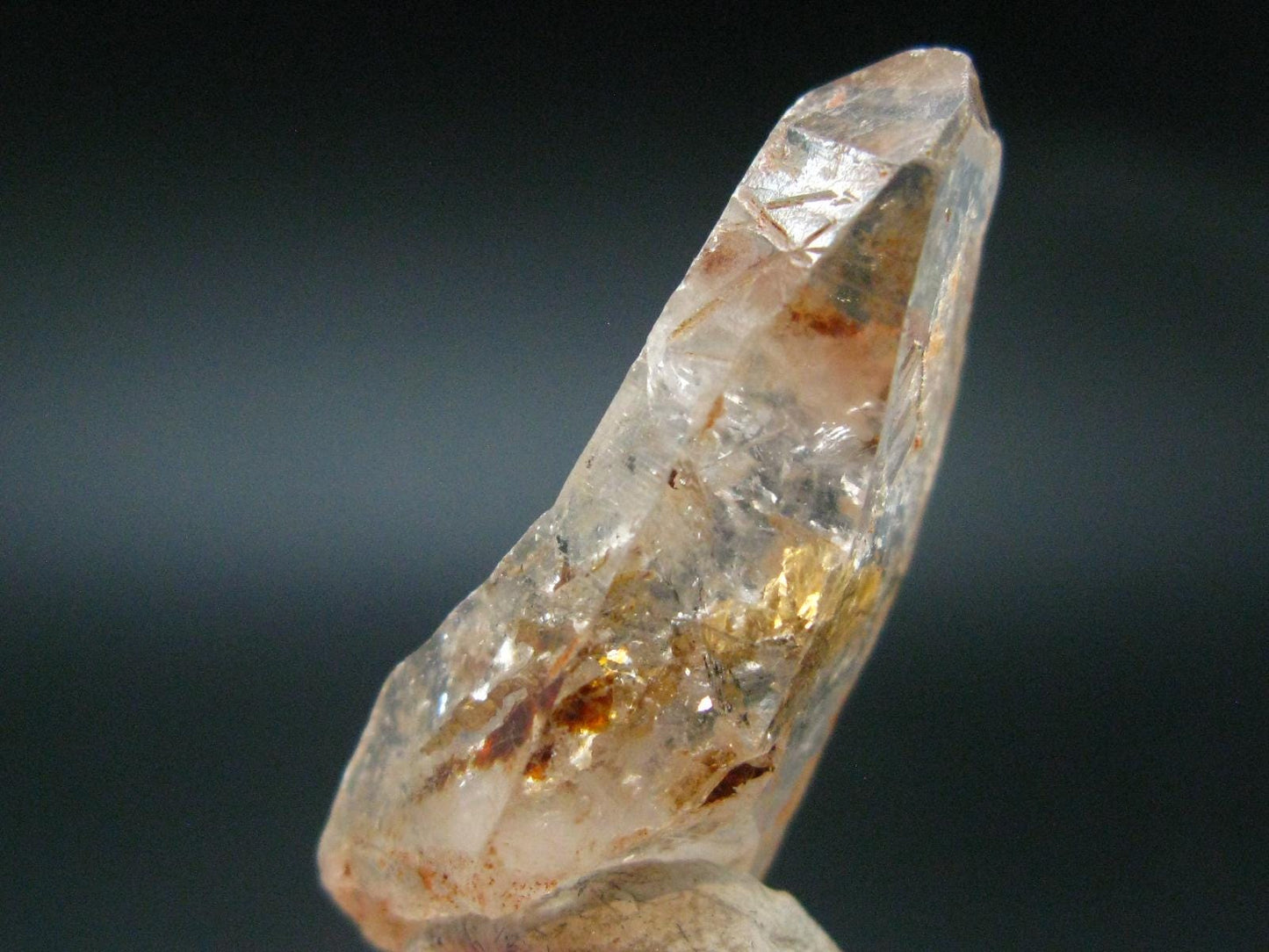 Rare Petroleum Oil In Quartz Crystal From Madagascar - 1.3" - 5.44 Grams