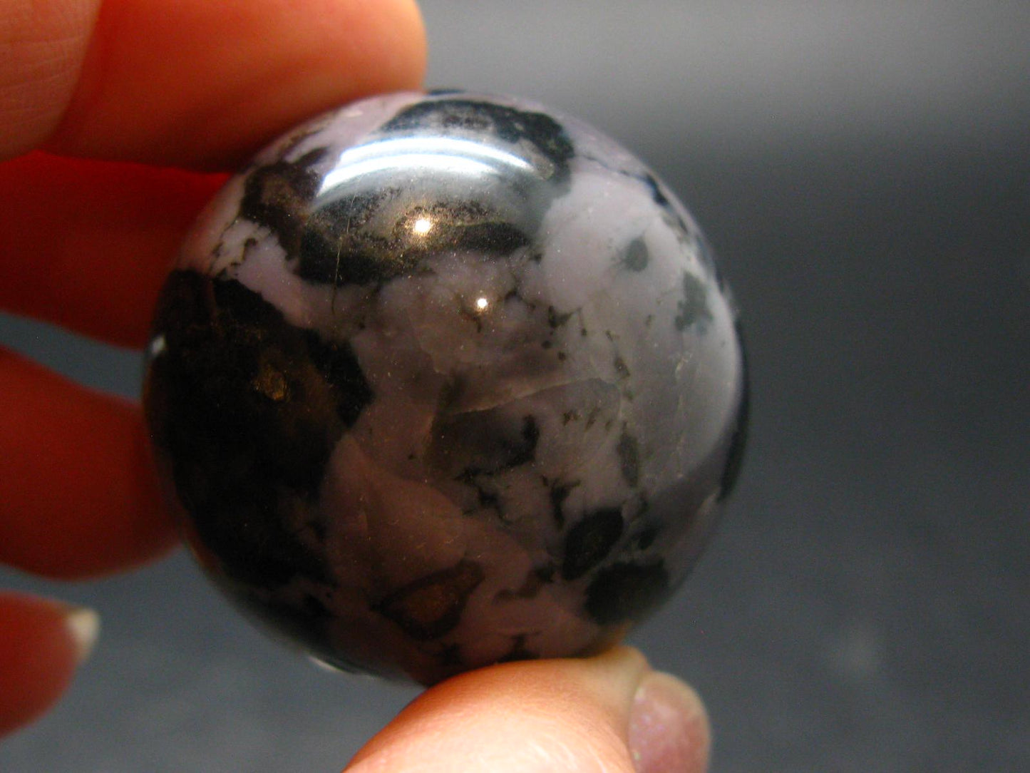 Mystic Merlinite Sphere From Indian Ocean - 1.3"