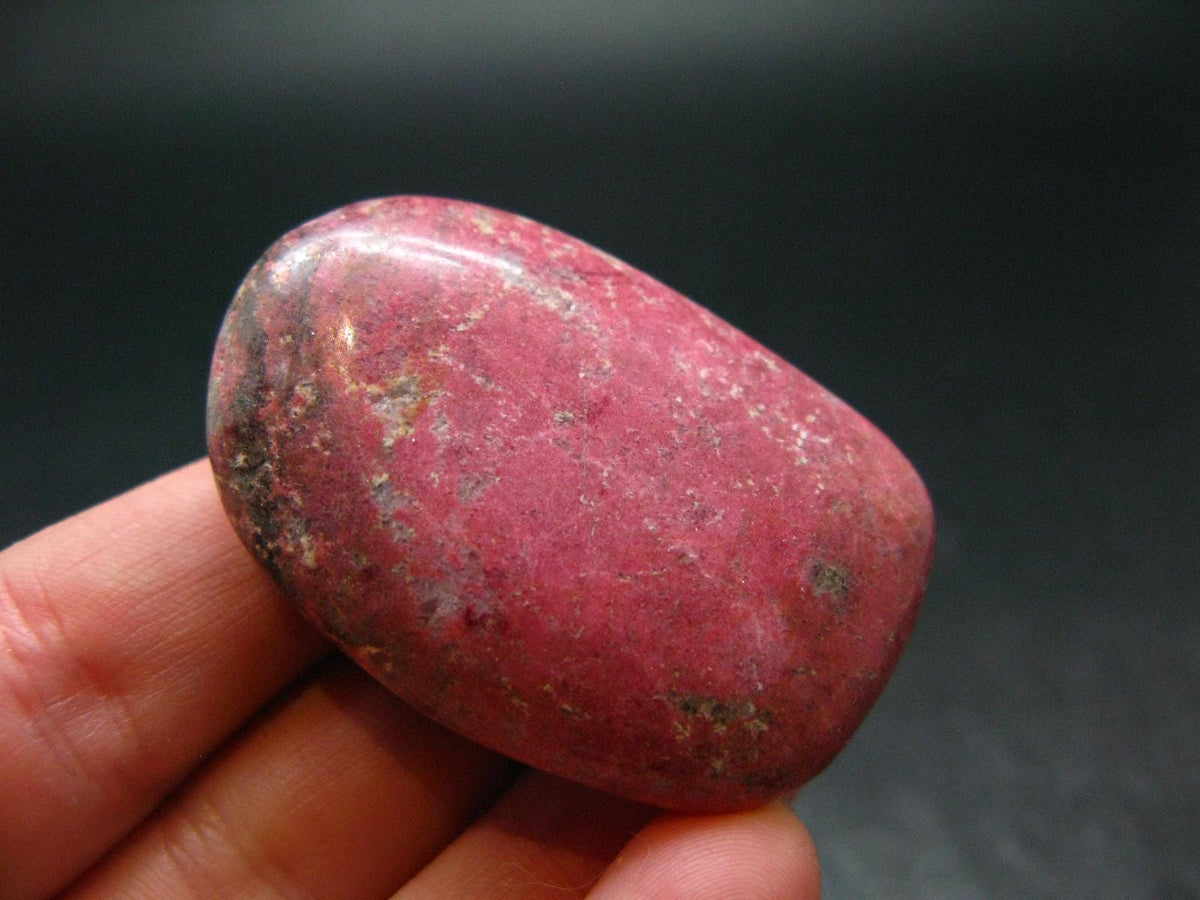 Rare Red Thulite Piece From Norway - 1.8" - 37.17 Grams