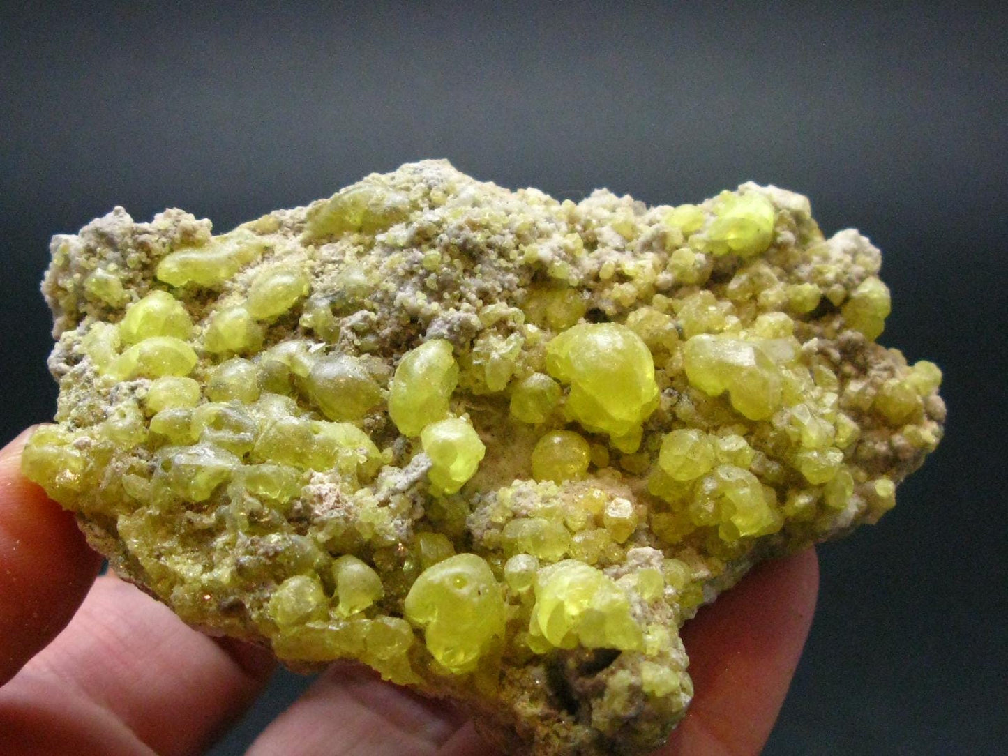 Sulfur Sulphur Cluster From Bolivia - 2.9"
