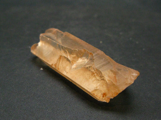 Tangerine Quartz Crystal Cluster From Brazil - 13.11 Grams - 1.9"