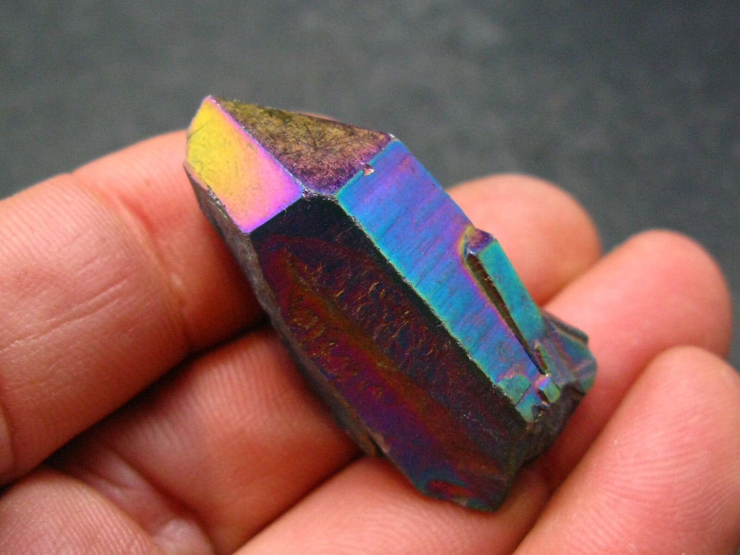 Titanium Aura Quartz Crystal From Brazil - 1.6" - 14.2 Grams