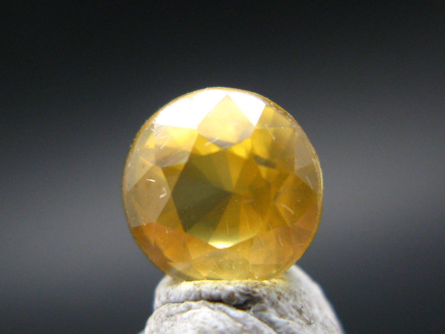 Yellow Zircon Cut Gem From Africa - 2.19 Carats